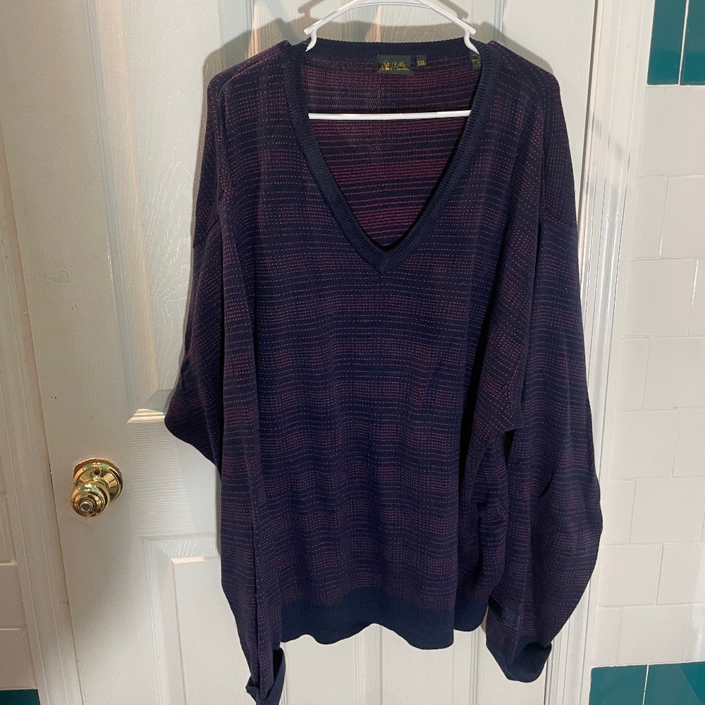 Bobby Jones XXL 100% Cotton Sweater Navy